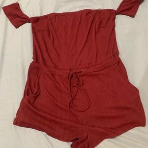 Red romper